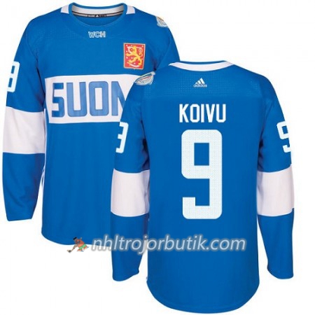 Finland Tröja Mikko Koivu 9 World Cup 2016 Blå Premier